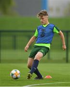 30 April 2019; Matt Everitt during a Republic of Ireland U17's training session at the FAI National Training Centre in Abbotstown, Dublin. Photo by Seb Daly/Sportsfile
