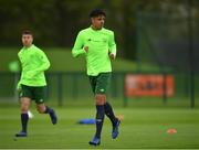30 April 2019; Andrew Omobamidele during a Republic of Ireland U17's training session at the FAI National Training Centre in Abbotstown, Dublin. Photo by Seb Daly/Sportsfile