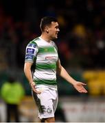 29 April 2019; Aaron Greene of Shamrock Rovers during the SSE Airtricity League Premier Division match between Shamrock Rovers and St Patrick's Athletic at Tallaght Stadium in Dublin. Photo by Seb Daly/Sportsfile