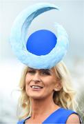 1 May 2019; Racegoer Breda Butler from Thurles, Co Tipperary prior to racing during the Punchestown Festival Gold Cup Day at Punchestown Racecourse in Naas, Kildare. Photo by David Fitzgerald/Sportsfile