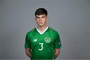 1 May 2019; James Furlong of Republic of Ireland during a UEFA U17 European Championship Finals portrait session at CityWest Hotel in Saggart, Dublin. Photo by Seb Daly/Sportsfile