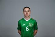 1 May 2019; Joe Hodge of Republic of Ireland during a UEFA U17 European Championship Finals portrait session at CityWest Hotel in Saggart, Dublin. Photo by Seb Daly/Sportsfile