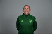 1 May 2019; Republic of Ireland assistant coach Ian Hill during a UEFA U17 European Championship Finals portrait session at CityWest Hotel in Saggart, Dublin. Photo by Seb Daly/Sportsfile