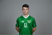 1 May 2019; Brandon Holt of Republic of Ireland during a UEFA U17 European Championship Finals portrait session at CityWest Hotel in Saggart, Dublin. Photo by Seb Daly/Sportsfile