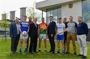 2 May 2019; In attendance during the Launch of Carlow IT and GPA Memorandum of Understanding at Carlow IT in Carlow are, from left, David Denieffe, Vice President for Academic Affairs and Registrar, IT Carlow, Eoin Buggie of Laois, Alan Nolan, Tutor, IT Carlow, Chris Nolan of Carlow, Cormac O'Toole, Vice-President for Corporate Affairs and Financial Controller, Carlow IT, Paul Flynn, GPA CEO, Colin Dunford of Waterford, Michael Dempsey, Programme Leader, IT Carlow, Emmett Egan, Tutor, IT Carlow, and Noel Connors, National Education Officer, GPA. Photo by Sam Barnes/Sportsfile