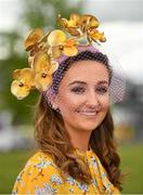 3 May 2019; Racegoer Ashling Collum, from Newcastlewest, Limerick, prior to racing at Punchestown Racecourse in Naas, Kildare. Photo by Seb Daly/Sportsfile