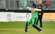3 May 2019; Tim Murtagh of Ireland plays a shot during the One Day International between Ireland and England at Malahide Cricket Ground in Dublin. Photo by Sam Barnes/Sportsfile