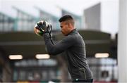 3 May 2019; Gavin Bazunu of Republic of Ireland prior to the 2019 UEFA European Under-17 Championships Group A match between Republic of Ireland and Greece at Tallaght Stadium in Dublin. Photo by Stephen McCarthy/Sportsfile