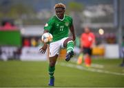 3 May 2019; Festy Ebosele of Republic of Ireland during the 2019 UEFA European Under-17 Championships Group A match between Republic of Ireland and Greece at Tallaght Stadium in Dublin. Photo by Stephen McCarthy/Sportsfile