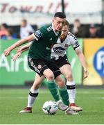3 May 2019; David Parkhouse of Derry City in action against Seán Hoare of Dundalk during the SSE Airtricity League Premier Division match between Dundalk and Derry City at Oriel Park in Dundalk, Louth. Photo by Oliver McVeigh/Sportsfile