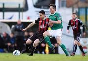 3 May 2019; Kevin Devaney of Bohemians in action against Conor McCarthy of Cork City  during the SSE Airtricity League Premier Division match between Bohemians and Cork City at Dalymount Park in Dublin. Photo by Ben McShane/Sportsfile