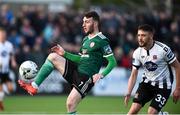 3 May 2019; Jamie McDonagh of Derry City in action against Dean Jarvis of Dundalk during the SSE Airtricity League Premier Division match between Dundalk and Derry City at Oriel Park in Dundalk, Louth. Photo by Oliver McVeigh/Sportsfile