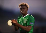 3 May 2019; Festy Ebosele of Republic of Ireland following the 2019 UEFA European Under-17 Championships Group A match between Republic of Ireland and Greece at Tallaght Stadium in Dublin. Photo by Stephen McCarthy/Sportsfile