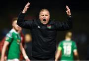 3 May 2019; Cork City interim-manager John Cotter celebrates following the SSE Airtricity League Premier Division match between Bohemians and Cork City at Dalymount Park in Dublin. Photo by Ben McShane/Sportsfile