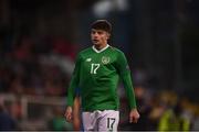 3 May 2019; Sean Kennedy of Republic of Ireland during the 2019 UEFA European Under-17 Championships Group A match between Republic of Ireland and Greece at Tallaght Stadium in Dublin. Photo by Stephen McCarthy/Sportsfile