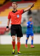 3 May 2019; Referee Jørgen Burchardt during the 2019 UEFA European Under-17 Championships Group A match between Republic of Ireland and Greece at Tallaght Stadium in Dublin. Photo by Stephen McCarthy/Sportsfile