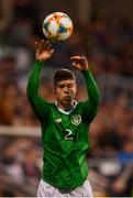 3 May 2019; Sean McEvoy of Republic of Ireland during the 2019 UEFA European Under-17 Championships Group A match between Republic of Ireland and Greece at Tallaght Stadium in Dublin. Photo by Stephen McCarthy/Sportsfile