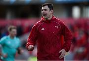 4 May 2019; Munster backline and attack coach Felix Jones prior to the Guinness PRO14 quarter-final match between Munster and Benetton Rugby at Thomond Park in Limerick. Photo by Diarmuid Greene/Sportsfile