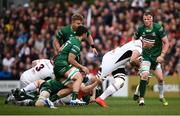 4 May 2019; Marcel Coetzee of Ulster is tackled by Eoin McKeon of Connacht during the Guinness PRO14 quarter-final match between Ulster and Connacht at Kingspan Stadium in Belfast. Photo by David Fitzgerald/Sportsfile