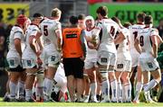 4 May 2019; Ulster captain Rory Best speaks to his players during the Guinness PRO14 quarter-final match between Ulster and Connacht at Kingspan Stadium in Belfast. Photo by Brendan Moran/Sportsfile