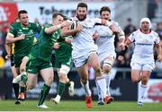4 May 2019; Stuart McCloskey of Ulster is tackled by Jack Carty of Connacht during the Guinness PRO14 quarter-final match between Ulster and Connacht at Kingspan Stadium in Belfast. Photo by Brendan Moran/Sportsfile