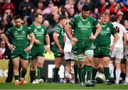 4 May 2019; A dejected Paul Boyle of Connacht and his team-mates during the Guinness PRO14 quarter-final match between Ulster and Connacht at Kingspan Stadium in Belfast. Photo by Brendan Moran/Sportsfile