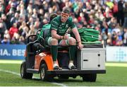 4 May 2019; Thumbs up from Gavin Thornbury of Connacht as he retires injured during the Guinness PRO14 quarter-final match between Ulster and Connacht at Kingspan Stadium in Belfast. Photo by John Dickson/Sportsfile