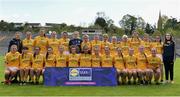 4 May 2019; The Antrim squad before the Lidl Ladies NFL Division 4 Final between Antrim and Fermanagh at St Tiernach's Park, Clones, Co.Monaghan. Photo by Matt Browne/Sportsfile