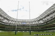 5 May 2019; A general view of Aviva Stadium before the All-Ireland League Division 1 Final match between Cork Constitution and Clontarf at the Aviva Stadium in Dublin. Photo by Oliver McVeigh/Sportsfile