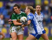 5 May 2019; Sarah Houlihan of Kerry in action against Megan Dunford of Waterford during the Lidl Ladies National Football League Division 2 Final match between Kerry and Waterford at Parnell Park in Dublin. Photo by Ray McManus/Sportsfile