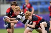 5 May 2019; Old Belvedere in action against Coolmine during the Leinster Rugby U13 Cup Final match between Coolmine and Old Belvedere at Energia Park in Dublin. Photo by Matt Browne/Sportsfile