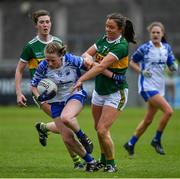 5 May 2019; Rosie Landers of Waterford in action against Anna Galvin of Kerry during the Lidl Ladies National Football League Division 2 Final match between Kerry and Waterford at Parnell Park in Dublin. Photo by Brendan Moran/Sportsfile