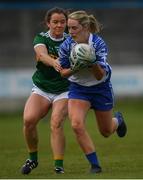 5 May 2019; Maria Delahunty of Waterford in action against Anna Galvin of Kerry during the Lidl Ladies National Football League Division 2 Final match between Kerry and Waterford at Parnell Park in Dublin. Photo by Ray McManus/Sportsfile