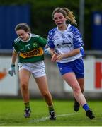 5 May 2019; Eimear Fennell of Waterford celebrates after scoring her side's fourth goal during the Lidl Ladies National Football League Division 2 Final match between Kerry and Waterford at Parnell Park in Dublin. Photo by Brendan Moran/Sportsfile