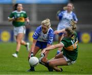 5 May 2019; Maria Delahunty of Waterford in action against Niamh Carmody of Kerry during the Lidl Ladies National Football League Division 2 Final match between Kerry and Waterford at Parnell Park in Dublin. Photo by Brendan Moran/Sportsfile