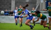 5 May 2019; Michelle Ryan of Waterford in action against Aislinn Desmond of Kerry during the Lidl Ladies National Football League Division 2 Final match between Kerry and Waterford at Parnell Park in Dublin. Photo by Brendan Moran/Sportsfile