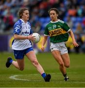 5 May 2019; Kelly Ann Hogan of Waterford in action against Sophie lynch of Kerry during the Lidl Ladies National Football League Division 2 Final match between Kerry and Waterford at Parnell Park in Dublin. Photo by Ray McManus/Sportsfile