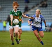 5 May 2019; Louise Ni Mhuireachtaigh of Kerry in action against Maria Delahunty of Waterford during the Lidl Ladies National Football League Division 2 Final match between Kerry and Waterford at Parnell Park in Dublin. Photo by Ray McManus/Sportsfile