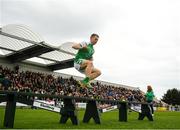 5 May 2019; Liam Gavaghan of London jumps the bench prior to the Connacht GAA Football Senior Championship Quarter-Final match between London and Galway at McGovern Park in Ruislip, London, England. Photo by Harry Murphy/Sportsfile