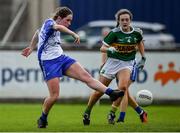 5 May 2019; Eimear Fennell of Waterford scores her side's fourth goal during the Lidl Ladies National Football League Division 2 Final match between Kerry and Waterford at Parnell Park in Dublin. Photo by Brendan Moran/Sportsfile
