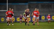 5 May 2019; Megan Glynn of Galway in action against Clare O'Shea, left, and Orlagh Farmer of Cork during the Lidl Ladies National Football League Division 1 Final match between Cork and Galway at Parnell Park in Dublin. Photo by Ray McManus/Sportsfile