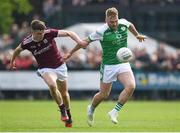 5 May 2019; Killian Butler of London in action against John Daly of Galway during the Connacht GAA Football Senior Championship Quarter-Final match between London and Galway at McGovern Park in Ruislip, London, England. Photo by Harry Murphy/Sportsfile