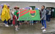 5 May 2019; Mayo supporters Laura Durban, from Attmass, left, and Maeve McCormack, from Islandeady, Co Mayo, before the Connacht GAA Football Senior Championship Quarter-Final match between New York and Mayo at Gaelic Park in New York, USA. Photo by Piaras Ó Mídheach/Sportsfile