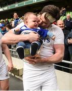 5 May 2019; Joseph McSwiney of Cork Constitution and his son Marcus after the All-Ireland League Division 1 Final match between Cork Constitution and Clontarf at the Aviva Stadium in Dublin. Photo by Oliver McVeigh/Sportsfile
