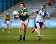 5 May 2019; Aishling O Connell of Kerry in action against Emma Murray of Waterford during the Lidl Ladies National Football League Division 2 Final match between Kerry and Waterford at Parnell Park in Dublin. Photo by Ray McManus/Sportsfile