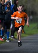 4 May 2019; A participant competing in the Family Mile at the Irish Runner 5k in conjunction with the AAI National 5k Championships, Phoenix Park in Dublin. Photo by Brendan Moran/Sportsfile