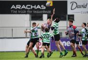 6 May 2019; Action from the Leinster Rugby U13 McGowan Cup Final match between Mullingar and Naas at Energia Park in Dublin. Photo by Eóin Noonan/Sportsfile