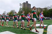 5 May 2019; Aidan O'Shea of Mayo in the parade before the Connacht GAA Football Senior Championship Quarter-Final match between New York and Mayo at Gaelic Park in New York, USA. Photo by Piaras Ó Mídheach/Sportsfile