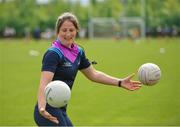 6 May 2019; LGFA Gaelic4Teens ambassador Jackie Kinch during the 2019 Gaelic4Teens Activity Day at the GAA National Games Development Centre in Abbotstown, Dublin. Photo by Seb Daly/Sportsfile