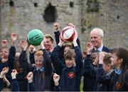 7 May 2019; International team managers Mick McCarthy, right, and Colin Bell visited Trim Castle and the Knightsbrook Hotel today to officially launch the 2019 Football Association of Ireland AGM and Festival of Football. The Royal County will host both events for the first time at the end of July, culminating with the Association’s AGM at the popular Knightsbrook hotel on Saturday, July 27th. All 38 clubs in Meath will receive visits from FAI management, former internationals and coaching staff during the week long festivities. Clubs will also benefit from financial aid and coaching assistance as Meath becomes the 13th host of the Festival of Football which launched in 2007. This year’s Festival is supported by Meath County Council and the Meath Local Sports Partnership. Photo by Stephen McCarthy/Sportsfile
